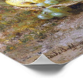 Bakhuyzen – ブドウと梨とフルーツはまだ生活 ポスター (角)