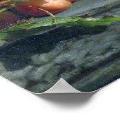 Bakhuyzen – 花と果実を持つ静物生活 ポスター (角)