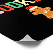 Baking A Little Cookie Pregnant Christmas Mom To B ポスター (角)