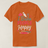 Baking Baker Bakery Confectioner Cake  Tシャツ (デザイン正面)
