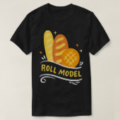 Baking Baker Bread Roll  Tシャツ (デザイン正面)