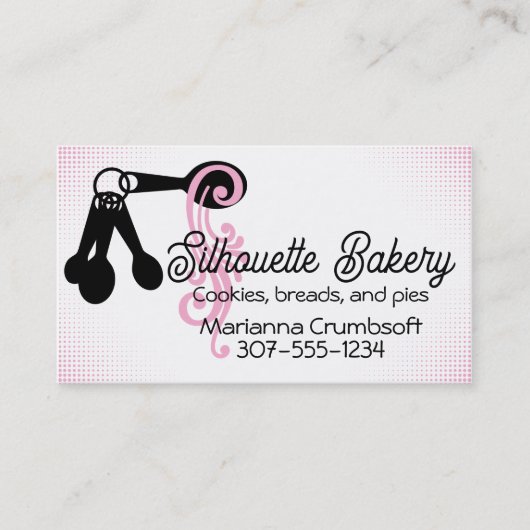 Baking bakery measuring spoons pastry chef 名刺 (正面)