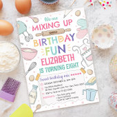 Baking Birthday Party Invitation 招待状