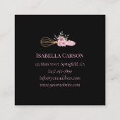 Baking Business Whisk Card スクエア名刺 (裏面)