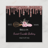 Baking Business Whisk Card スクエア名刺 (正面)