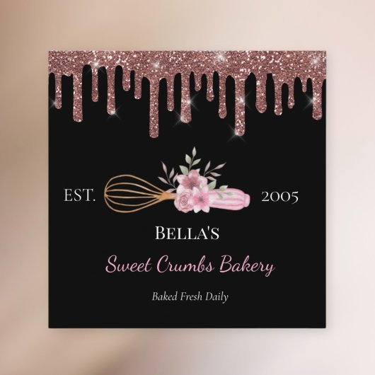 Baking Business Whisk Card スクエア名刺