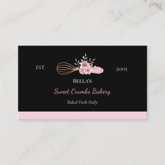 Baking Business Whisk Card  名刺 (正面)