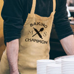 Baking Champion Monogrammed Bakers Apron スタンダードエプロン<br><div class="desc">All baking champions wear the best apron in the kitchen. Add your initials to this one.</div>