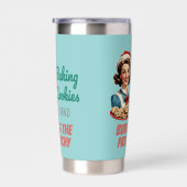 Baking Cookies and Burning the Patriarchy 保温保冷タンブラー (右面)