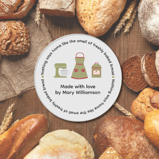 Baking From The Heart  ラウンドシール