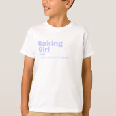 Baking Girl - Baking Tシャツ (正面)