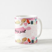 Baking girl style bakers mug theme コーヒーマグカップ (正面右)