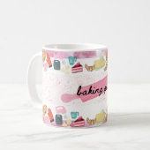 Baking girl style bakers mug theme コーヒーマグカップ (正面左)