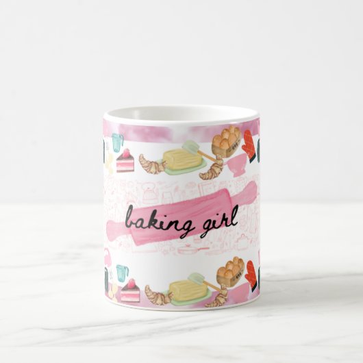 Baking girl style bakers mug theme コーヒーマグカップ (中央)