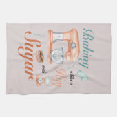 Baking Hugs Sugar design for bakers & Pastry chefs キッチンタオル (横)