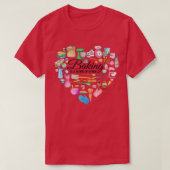 Baking is a work of heart  tシャツ (デザイン正面)