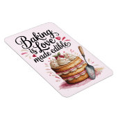 Baking Is Love Made Edible Kitchen Magnet – Cute マグネット (右側)