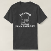 Baking is my Therapy Baker Funny Saying Tシャツ (デザイン正面)