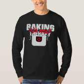 Baking Is My Therapy Baking   Baking Memes Tシャツ (正面)