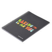 Baking Is My Vibe, Groovy and Colorful Baker ノートブック (左側)