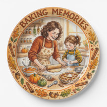 "Baking Memories"サンクスギビング・ペーパー・プレート