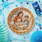 "Baking Memories" Thanksgiving Baking Paper Plate ペーパープレート (パーティー)