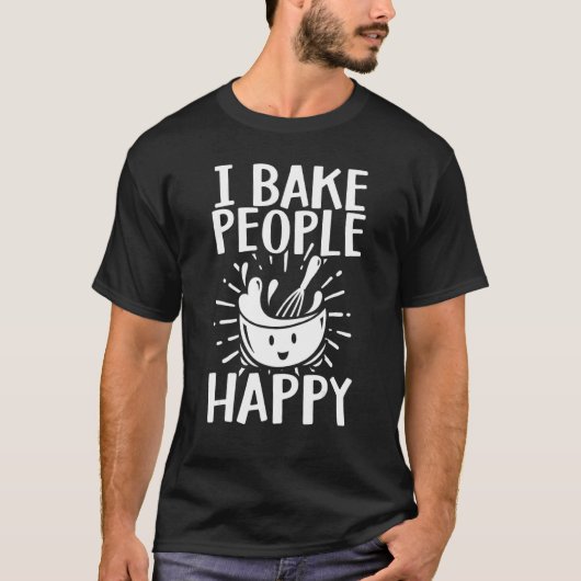 Baking Men Women Baking Bake Pastry Chef Baker 2 Tシャツ (正面)