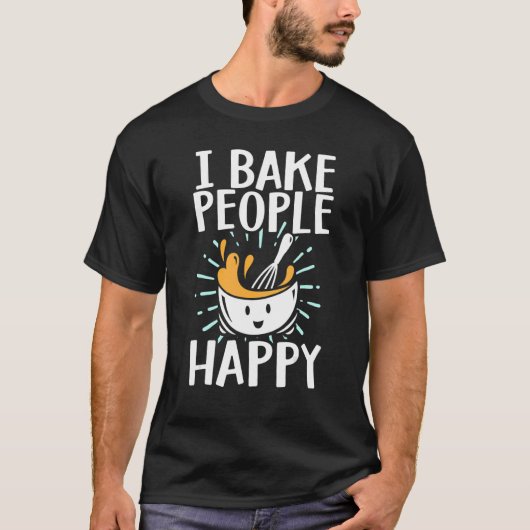 Baking Men Women Baking Bake Pastry Chef Baker 5 Tシャツ (正面)