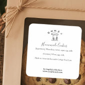 Baking Mixer Minimalist Bakery Ingredient Product スクエアシール