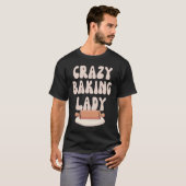 Baking Mom  Crazy Baking Lady Bake  Mother Day Tシャツ (正面フル)