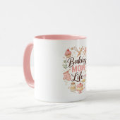 Baking Mom Life Coffee Mug - Cute Pastel Kitchen A マグカップ (正面左)