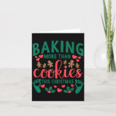 Baking More Than Cookies This Christmas Pregnant M カード (正面)
