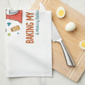 Baking My Heart Out & Making Delicious Memories  キッチンタオル (四つ折り)