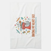Baking My Heart Out & Making Delicious Memories  キッチンタオル (縦)