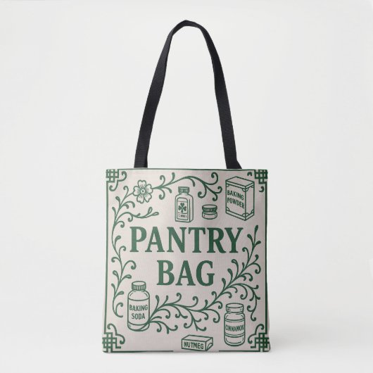 "BAKING PANTRY BAG" - CHINOISERIE TOTE  トートバッグ (正面)
