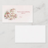 Baking Party Birthday Favor Thank You Insert 名刺 (正面/裏面)