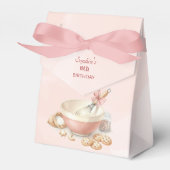 Baking Party Birthday Girls Pink Whisk & Bowl フェイバーボックス (正面サイド)