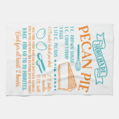 Baking, Pecan Pie Recipe Kitchen Towel キッチンタオル (横)