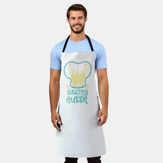 Baking Queen エプロン (着用した状態)