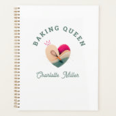Baking Queen - ハート - オリジナル プランナー手帳 (正面)