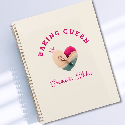 Baking Queen - ハート - オリジナル プランナー手帳