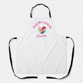Baking Queen - Heart - Custom エプロン (正面)