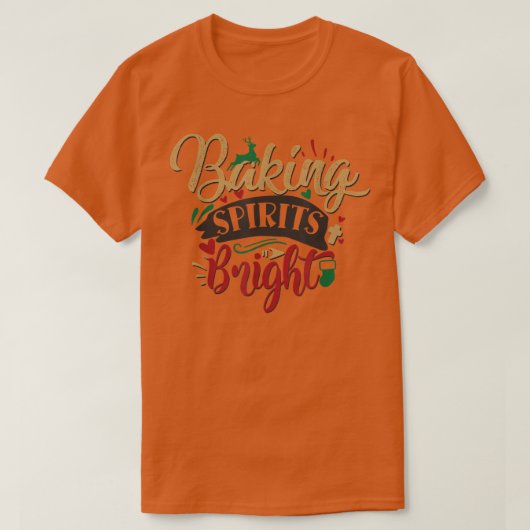 Baking Spirit Bright Donut Christmas Tree Xmas Coo Tシャツ (デザイン正面)