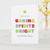 Baking Spirits Bright カード (黄色い花)
