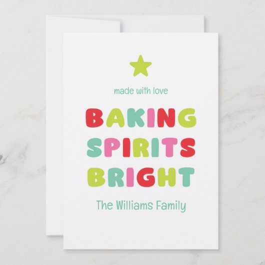 Baking Spirits Bright カード (正面)