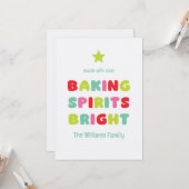 Baking Spirits Bright カード (正面/裏面インサイチュ)