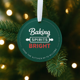 Baking Spirits Bright クリスマスアクリルオーナメント オーナメント