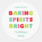 Baking Spirits Bright ステッカー (正面)