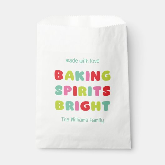 Baking Spirits Bright フェイバーバッグ (正面)