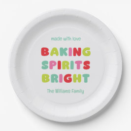 Baking Spirits Bright ペーパープレート